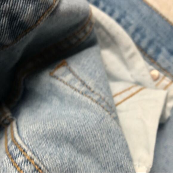 Bullhead Light Wash Skinny Boyfriend Jeans Womens 27 Blue Denim Distressed - Picture 4 of 10